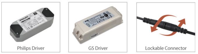 soilse i gceannas ar thithe le haghaidh tithe led down lights for homes TRIAC dimmable on-off 90-100lm/w